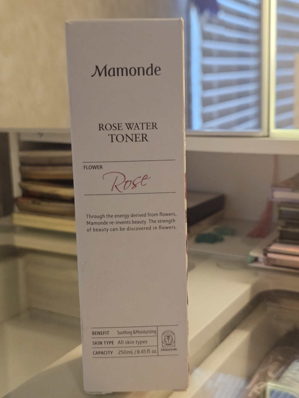 Mamonde Rose Water Toner 250mL 8.45 oz Korean Skincare NERose Water Toner - Pink